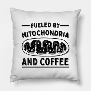 Microbiology Professor Fueled By Mitochondria And Coffee Pillow