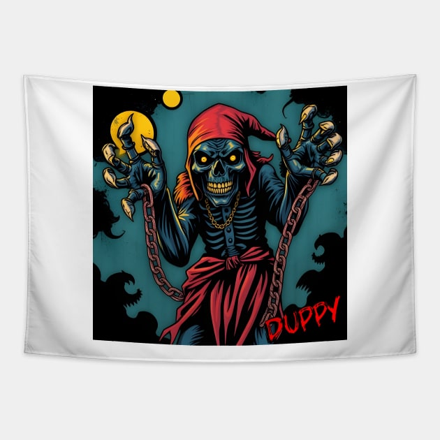 DUPPY - FULL COLOUR – FETERS AND LIMERS – CARIBBEAN FOLKLORE EVENT DJ GEAR Tapestry by FETERS AND LIMERS
