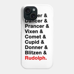 Reindeer Names Phone Case