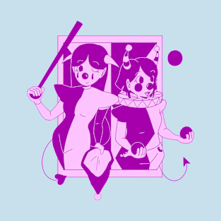 Jester Sisters (Purple) T-Shirt