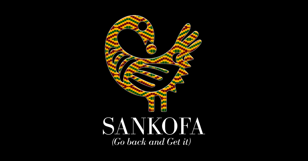 Sankofa Go Back And Get It Ghana Sticker Teepublic 