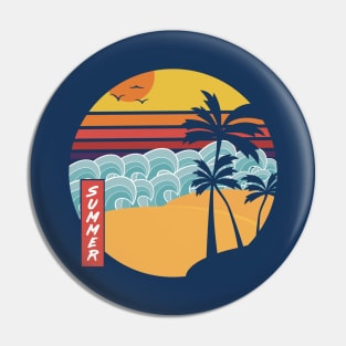 Beach Life Pin