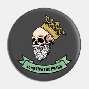 king beard skull Pin