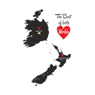 The Best of both Worlds - Ireland - New Zealand T-Shirt