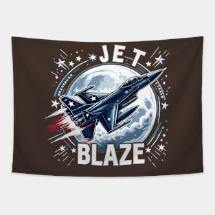 Jet fighter Tapestry