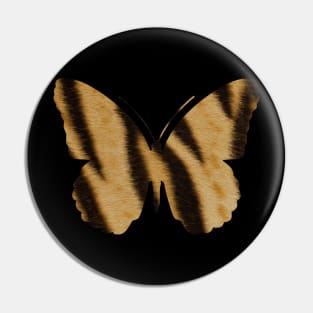 Orange and Black Tiger Butterfly Art Pin