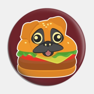 Pug Burger- simple Pin