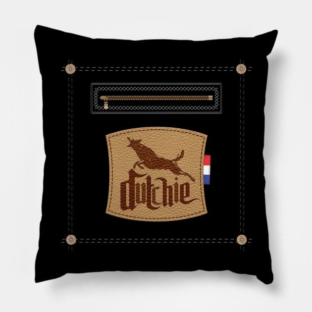 Dutch Shepherd - Dutchie Pillow by Nartissima