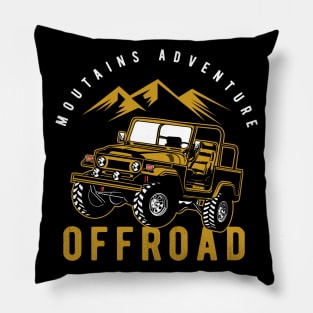 Mountain Adventure Off Road 4x4 Pillow