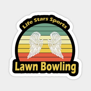 Sport Lawn Bowling Magnet