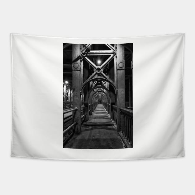 The High Level Bridge, Newcastle upon Tyne - Monochrome Tapestry by Violaman