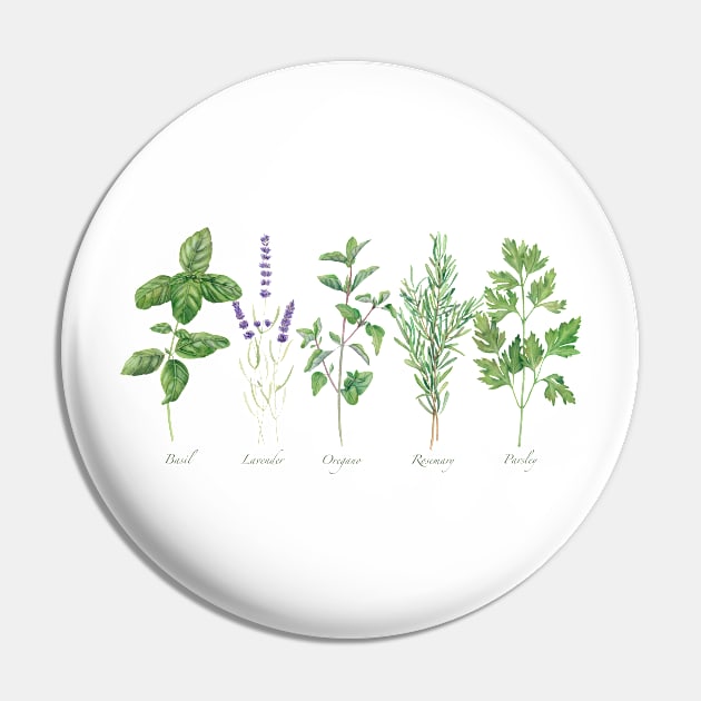 Culinary herbs painting Pin by InnaPatiutko