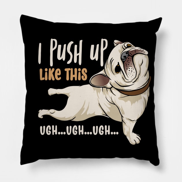 Fun Doggy Exercise Pillow by FUNNYTIMES