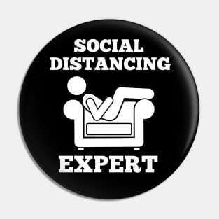 SOCIAL DISTANCING EXPERT Pin