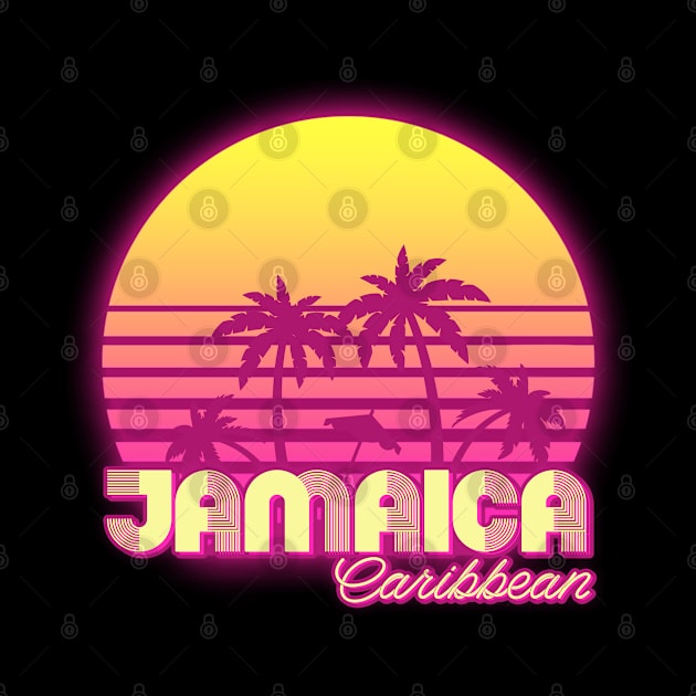 Jamaica retro wave by SerenityByAlex