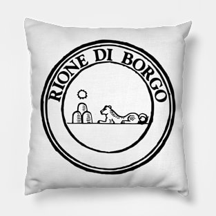 Rione Borgo b-text Pillow