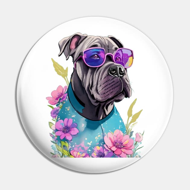 Dog Hawaiian Pin by Hunter_c4 "Click here to uncover more designs"