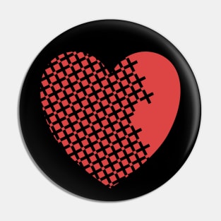 Every "X" In My Heart Pin