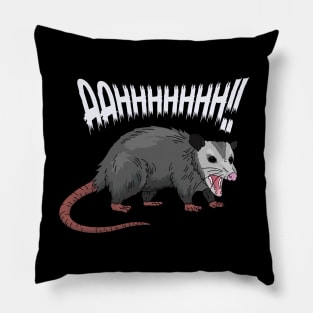 screaming possum Pillow