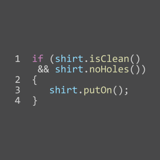 Simple Shirt Algorithm T-Shirt