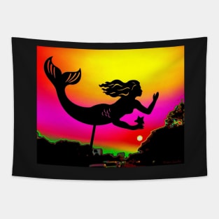 Enchanted Mermaid Tapestry