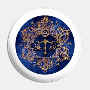 Zodiac - Ocean - Libra Pin