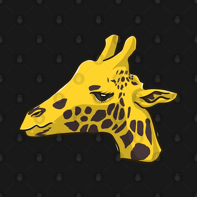 Giraffe Head by Yeaha