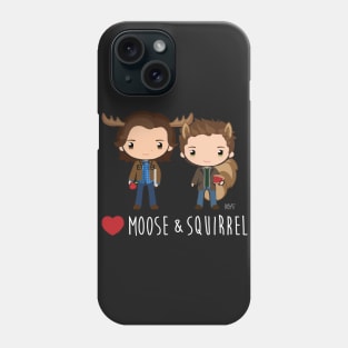 Love Moose & Squirrel - Supernatural Phone Case