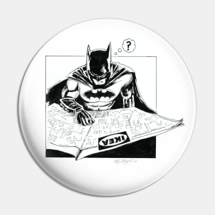 Confused Bat Pin