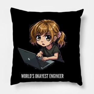 World's Okayest Engineer v5 Pillow