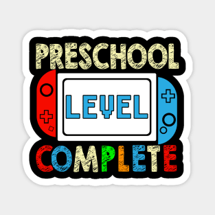 Preschool Level Complete 2024 Video Gamer Graduate Magnet