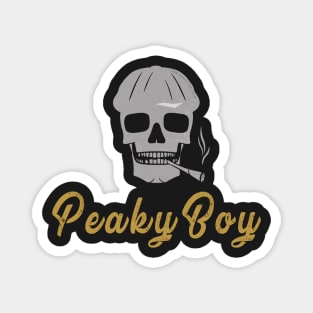 Blinding Skull Newsboy Magnet