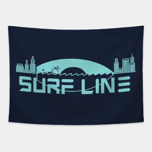 Surfline   Blue version Tapestry