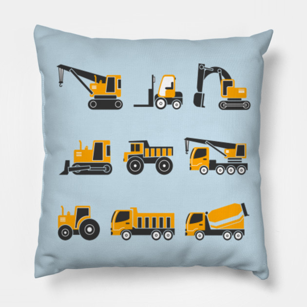 construction throw pillows