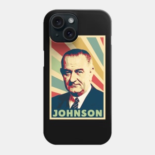 Lyndon B Johnson Vintage Colors Phone Case