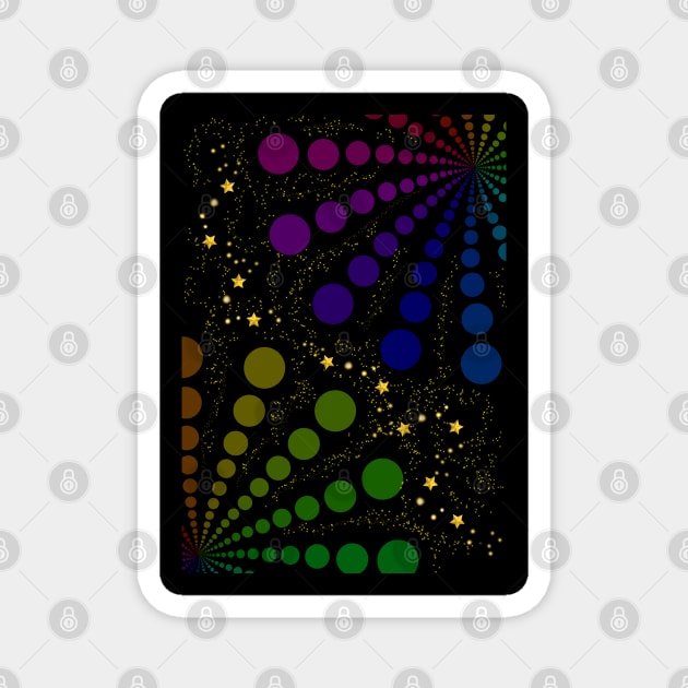 Rainbows in the Dark Magnet by MikeMeineArts