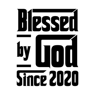 Blessed By God Since 2020 3rd Birthday T-Shirt