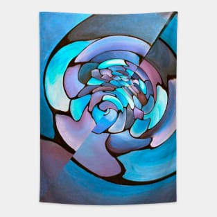 Space Distortion Black Hole Tapestry