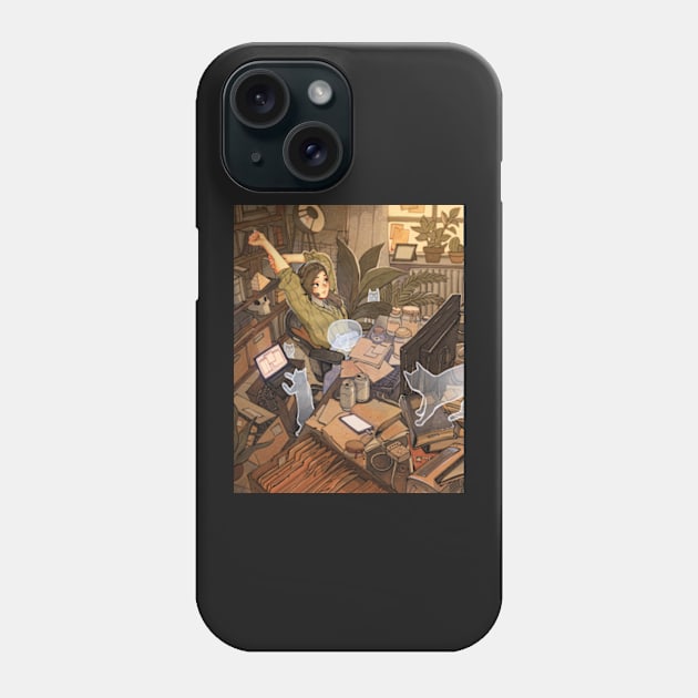 Afterwork Phone Case by SimzArt