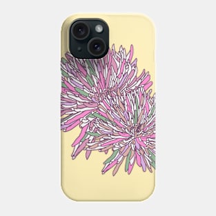 Pinky purple botanical floral 2020 design Phone Case