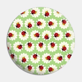 Ladybugs pattern Pin