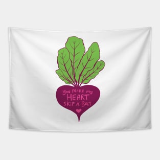 Heart Beet, Pink Tapestry