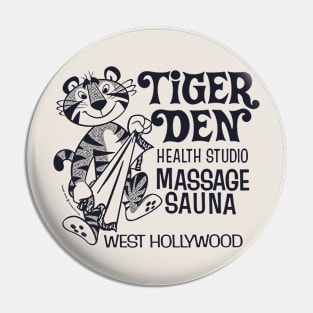 Tiger Den Massage Parlor Vintage Los Angeles Pin