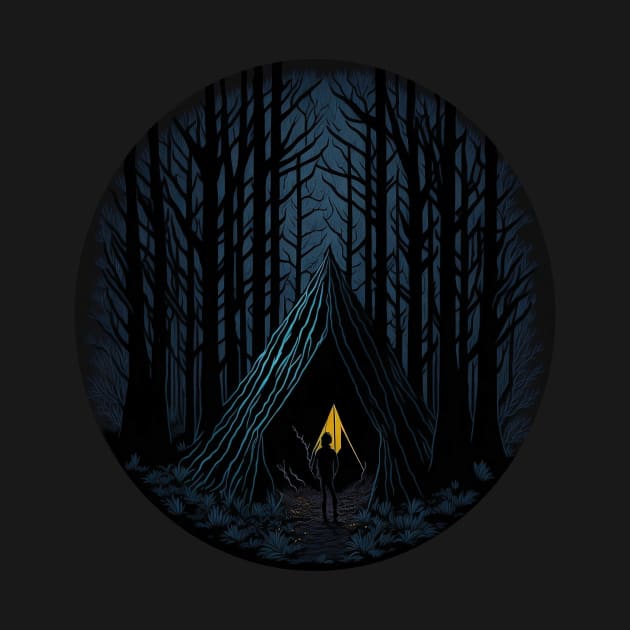 Alone in the woods by Mr Teabags