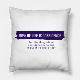 Euphoria quotes confidence Pillow