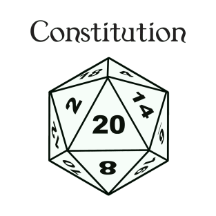 Constitution Stat D20 T-Shirt