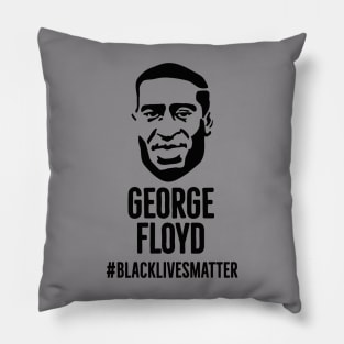 George Floyd portret Black Lives Matter ant racism protest Pillow