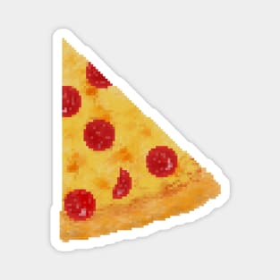 Pepperoni pizza pixel art Magnet