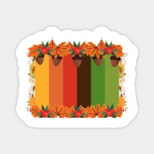 happy thanksgiving color Magnet