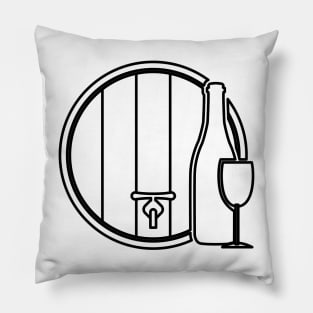 Wine Keg Pillow